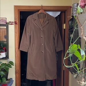 Classic Long Tan Women's Coat